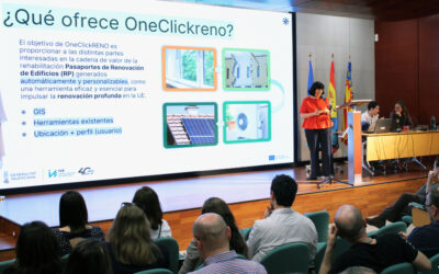 OneClickRENO se presenta en la jornada “Sostenibilidad en la edificación” del IVE
